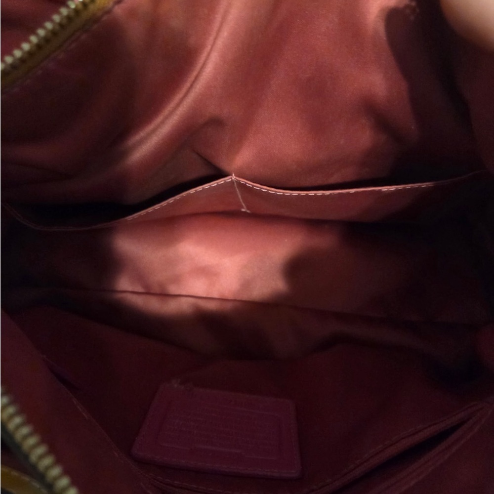 Coach Tattersall Plaid Satchel - Picture 5 of 6
